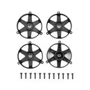 Team Associated DC10 FT Adjustable Wheel Face Plates, black