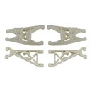 Team Associated RC10T Front and Rear Suspension Arms, white