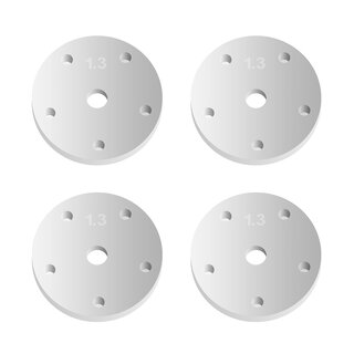 Team Associated FT 16mm Shock Piston, 5x1.3mm, flat