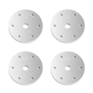 Team Associated FT 16mm Shock Piston, 6x1.3mm, flat