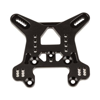 Team Associated RC8B4 Rear Shock Tower, black aluminum