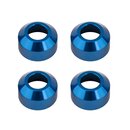 Team Associated RC8B4 FT CVA Axle Sleeves, blue aluminum
