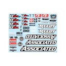 Team Associated RC8B4.1/RC8B4.1e Decal Sheet