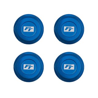 Team Associated FT Aluminum Capped Wheel Nuts, 17mm