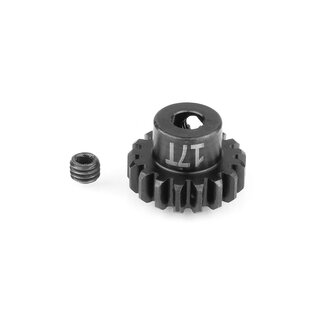 Team Associated FT STEEL Pinion Gear, 17t Mod 1, 5mm Shaft