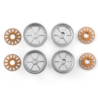 Team Associated RC10DS Front and Rear Wheels