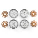 Team Associated RC10DS Front and Rear Wheels