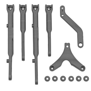 Team Associated RC10B84 FT Carbon Chassis Braces