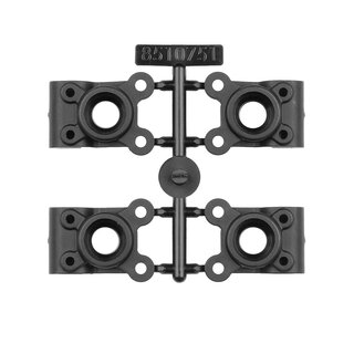 Team Associated RC10B7 Rear Hub Set, -4mm Offset