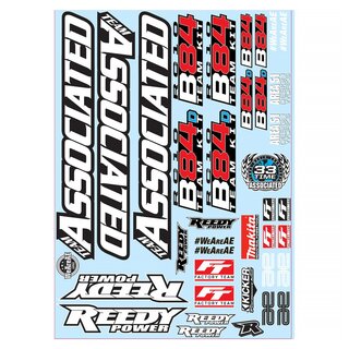 Team Associated RC10B84 Decal Sheet