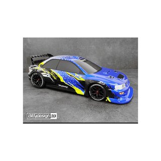 Bittydesign KANJO-S 1/7 Pre-Painted body for ARRMA Felony, Pre-Cut, 1.5mm