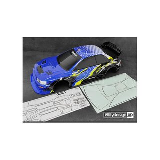 Bittydesign KANJO-S 1/7 Pre-Painted body for ARRMA Felony, Pre-Cut, 1.5mm