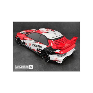 Bittydesign KANJO-S 1/7 clear body for ARRMA Infraction/Limitless, Pre-Cut, 1.5mm