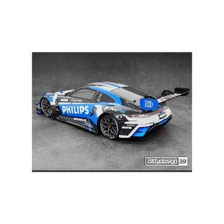 Bittydesign P-G3TR 1/7 clear body for ARRMA Infraction/Limitless, Pre-Cut, 1.5mm