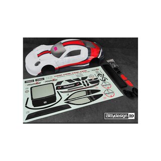 Bittydesign P-G3TR 1/7 Pre-Painted body for ARRMA Infraction/Limitless, Pre-Cut, 1.5mm