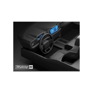 Bittydesign Steering wheel for ROCK1 1/10 Rock Crawler interior cockpit