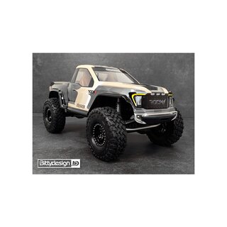 Bittydesign ROCK1 1/10 clear body for Vanquish VS4-10 Phoenix Rock Crawler, Pre-Cut, 1mm, full set (include the cab, the rear side panels, the interior cockpit)