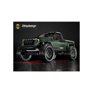 Bittydesign ROCK1 1/10 clear body for Vanquish VS4-10 Phoenix Rock Crawler, Pre-Cut, 1mm, full set (include the cab, the rear side panels, the interior cockpit)