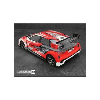 Bittydesign A3-F 1/10�FWD Body Clear 190mm (Lightweight - 0.7mm | B-Grade)