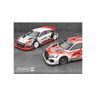 Bittydesign A3-F 1/10�FWD Body Clear 190mm (Lightweight - 0.7mm | B-Grade)