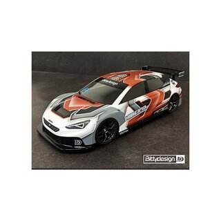 Bittydesign HIBERYA 1/10 clear body 190mm (for FWD)