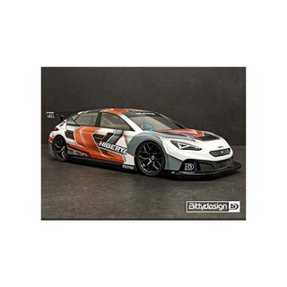 Bittydesign HIBERYA 1/10 clear body 190mm (for FWD)
