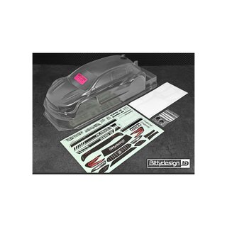 Bittydesign CA45-M 1/10 M-chassis clear body