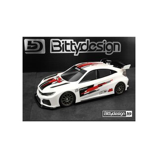 Bittydesign HC-M�1/10�clear body for M-chassis 210-225mm...
