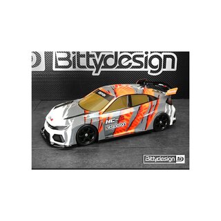 Bittydesign HC-M�1/10�clear body for M-chassis 210-225mm wheelbase