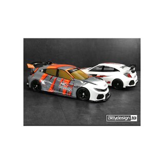 Bittydesign HC-M�1/10�clear body for M-chassis 210-225mm wheelbase