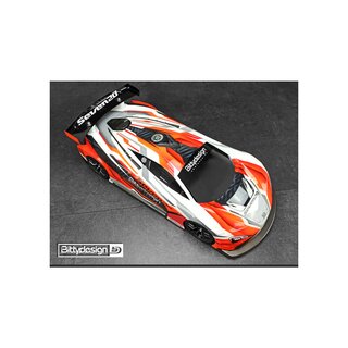 Bittydesign Seven20 1/10 GT clear body 190mm
