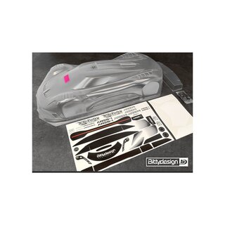 Bittydesign ARES-1 1/7 clear body for ARRMA Infraction/Limitless, 1.5mm thickness