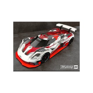 Bittydesign ARES-1 1/7 clear body for ARRMA Infraction/Limitless, 1.5mm thickness