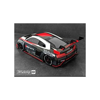 Bittydesign AR8-GT3 1/7 GT clear body for ARRMA Infraction V2/Limitless