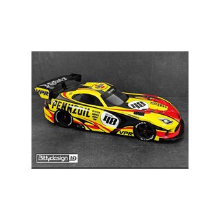 Bittydesign VPR 1/7 clear body for ARRMA Felony, 1.5mm thickness