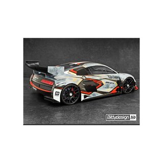 Bittydesign AR8-GT3 1/8 GT clear body 360mm, long wheelbase (LWB), ( HW | 1.5mm)