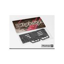 Bittydesign Universal Carbon Side Dams kit for 1/8 GT...