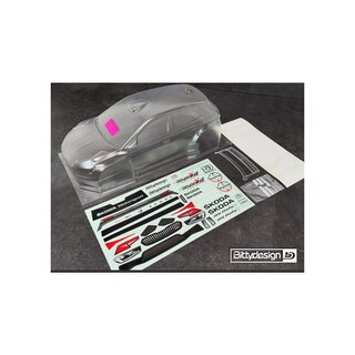 Bittydesign SKODA�Fabia RS Rally2�1/10 190mm rally�clear body, Hard�1,2mm�(wing included)