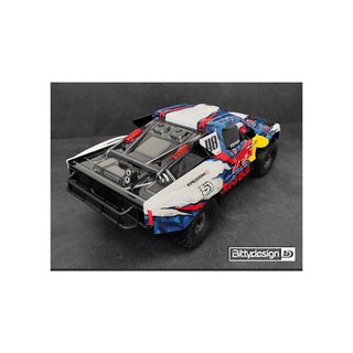 Bittydesign FALCON-X 1/7 clear body for ARRMA Mojave 6S BLX, Pre-cut, 1.5mm