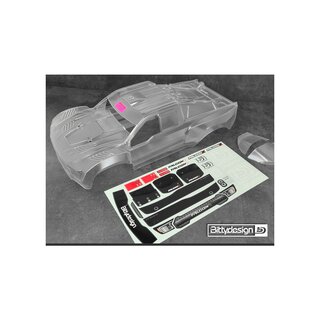 Bittydesign FALCON-X 1/7 clear body for ARRMA Mojave 6S BLX, Pre-cut, 1.5mm