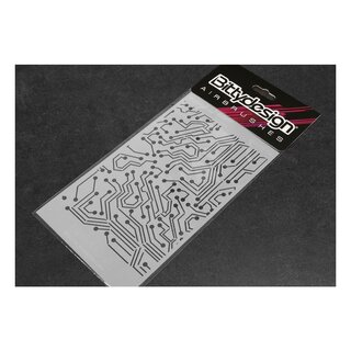 Bittydesign Vinyl Stencil - Electronic Circuit