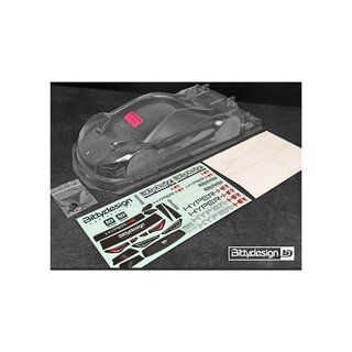 Bittydesign HYPER-HR 1/10 190mm TC clear body - Light weight