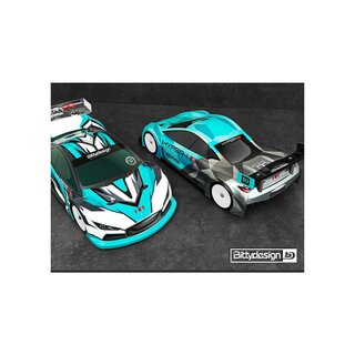Bittydesign HYPER-HR 1/10 190mm TC clear body - Ultra Lite weight