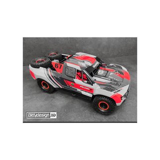 Bittydesign FALCON-X 1/7 clear body for TRAXXAS UDR, Pre-cut, 1.5mm