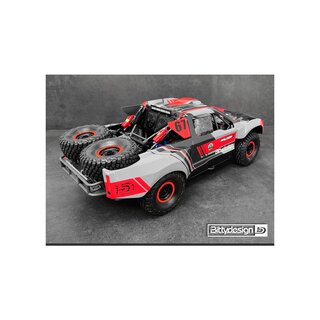 Bittydesign FALCON-X 1/7 clear body for TRAXXAS UDR, Pre-cut, 1.5mm
