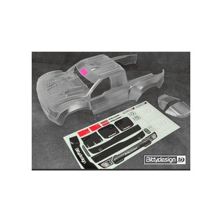 Bittydesign FALCON-X 1/7 clear body for TRAXXAS UDR, Pre-cut, 1.5mm