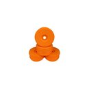 DE Racing Speedline Plus 1/8 Buggy Wheels (4pcs/Orange)