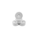 DE Racing Speedline Plus 1/8 Buggy Wheels (4pcs/White)