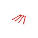 DE Racing Buggy Tire Spikes (red/4pcs)