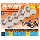 Xray 329900 2WD FRONT WHEEL AERODISK WITH 12MM HEX -...